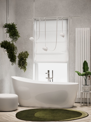 Акриловая ванна Sancos Perla FB06, 170x72 см фото 4