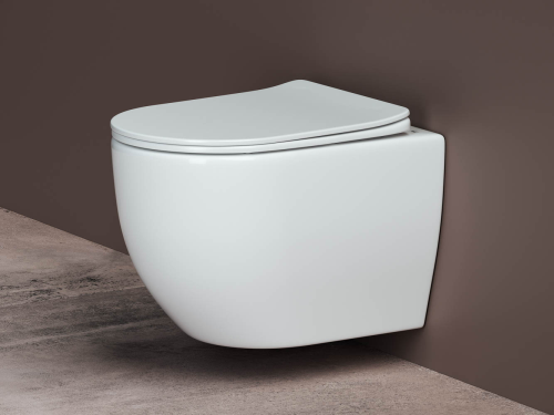 Подвесной унитаз Ceramicanova Mia CN1805 с крышкой-сидением фото 5