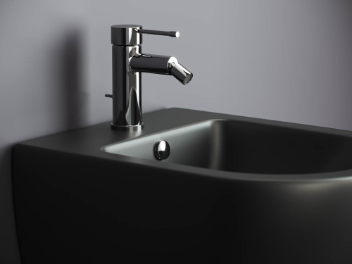 Биде подвесной Ceramicanova Metropol  черное матовое фото 2