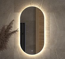 Зеркало DEFESTO OPTI DF 2902S с LED-подсветкой 40x80 см., сенсорный выключатель, 4500 K