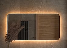 Зеркало DEFESTO OPTI DF 2818RH с LED-подсветкой 120x60 см., ИК - выключатель, 3000 K