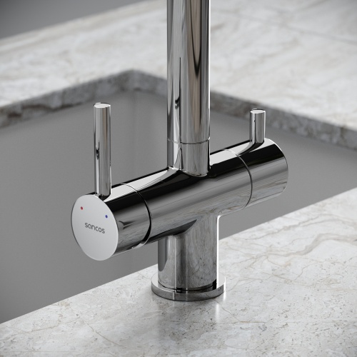 Смеситель для кухни Sancos Spin SC4015CH, хром фото 6