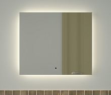 Зеркало DEFESTO GLOW DF 2506RH с фацетом и LED-подсветкой 70x60 см., ИК - выключатель, 4500 K
