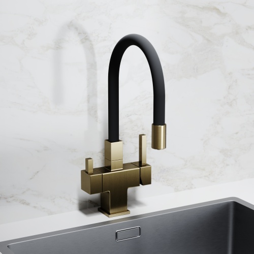 Смеситель для кухни Sancos Arno SC4005BG, брашированное золото фото 9