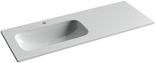 Раковина накладная мебельная Ceramicanova Grace CN7020 с чашей слева, белый глянец