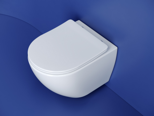 Подвесной унитаз Ceramicanova Metropol CN4002T с крышкой-сидением фото 6