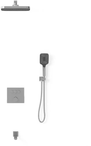 Душевой комплект Vincea VSFW-4311CH, встраиваемый С ВНУТРЕННЕЙ ЧАСТЬЮ, 3 режима, хром фото 3