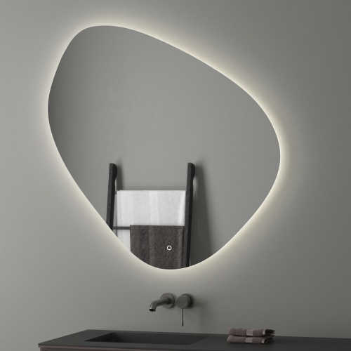 Зеркало Evoform Ledshine BY 2667 с LED-подсветкой и сенсорным выключателем, 100х100 см., 4000К