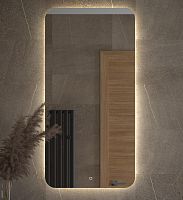 Зеркало DEFESTO OPTI DF 2808S с LED-подсветкой 60x120 см., сенсорный выключатель, 4500 K