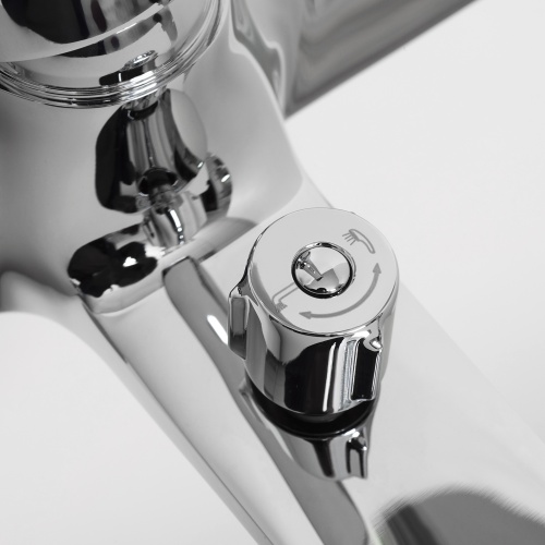 Смеситель для ванны и душа WasserKRAFT Neime 1901, хром фото 10