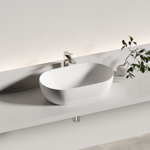 Накладная раковина Ceramicanova Twist CN12001MW, белый матовый фото 3