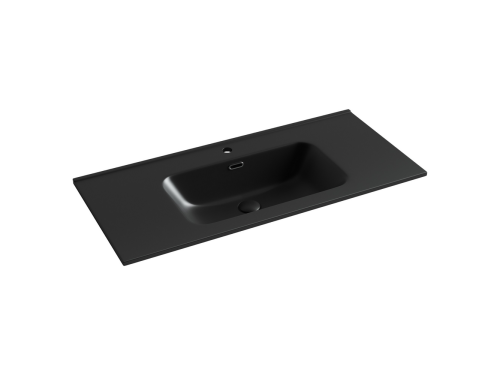 Раковина накладная мебельная Ceramicanova Element CN7003MB, черный матовый фото 3