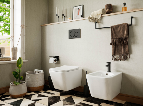Подвесной унитаз Ceramicanova Metric CN3007 с крышкой-сидением фото 10
