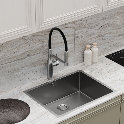 Смеситель для кухни Sancos Pride SC4011BNG, нержавеющая сталь фото 11