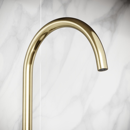 Смеситель для кухни Sancos Taper SC4012BG, брашированное золото фото 7