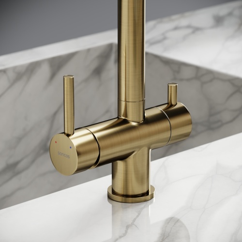 Смеситель для кухни Sancos Foster SC4014BG, брашированное золото фото 6