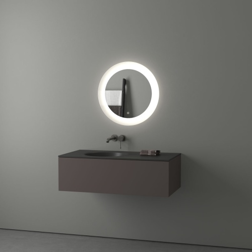 Зеркало Evoform Ledshine BY 2623 с LED-подсветкой и сенсорным выключателем, 60х60 см., 4000К фото 4