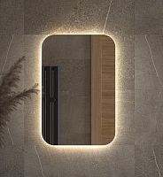 Зеркало DEFESTO OPTI DF 2802 с LED-подсветкой 40x60 см., без выключателя, 4500 K