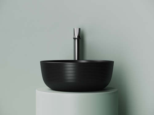 Накладная раковина Ceramicanova Element CN6073MB, черный матовый фото 3