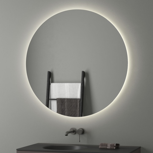 Зеркало Evoform Ledshine BY 2547 с LED-подсветкой 100х100 см., без выключателя, 4000К