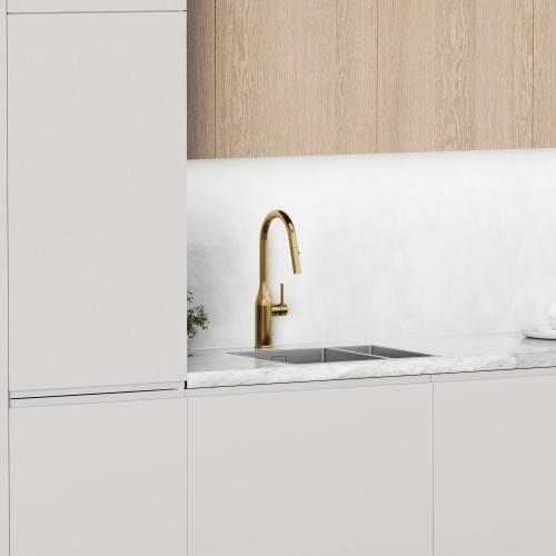 Смеситель для кухни Sancos Grand SC4002BG, брашированное золото фото 11