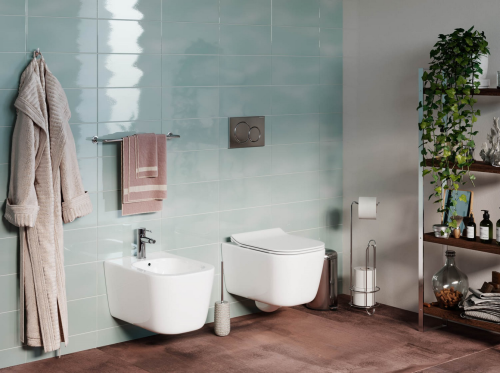 Подвесной унитаз Ceramicanova New Day CN3005 с крышкой-сидением фото 10