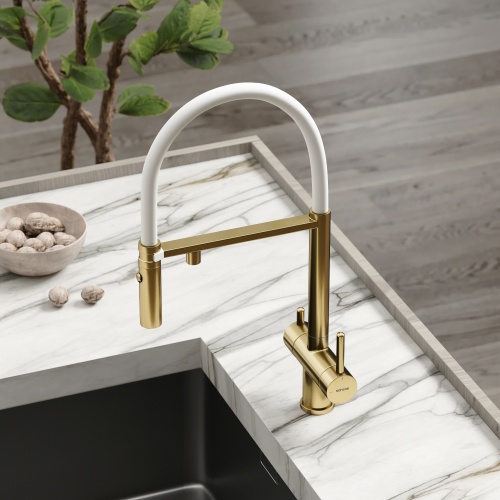 Смеситель для кухни Sancos Imola SC4010BG, брашированное золото фото 10