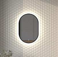 Зеркало DEFESTO AURA DF 2921S с окантовкой и LED-подсветкой 40x60 см., сенсорный выключатель, 4500 K