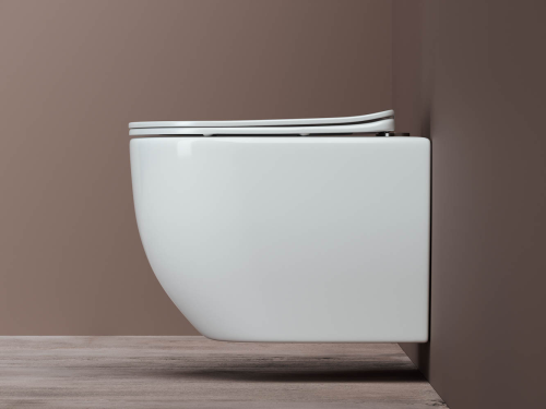 Подвесной унитаз Ceramicanova Mia CN1805 с крышкой-сидением фото 6