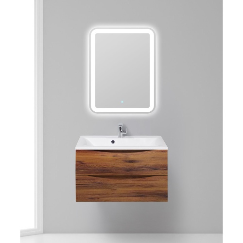 Тумба подвесная с раковиной BelBagno MARINO 80, Rovere Cillegio (MARINO-800-2C-SO-RC-P + BB800/450-LV-MR-PR) фото 4