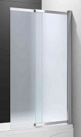 Шторка на ванну Cezares 90x150 SLIDER-VF-11-90/150-P-Cr, стекло матовое Punto, профиль хром