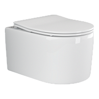 Подвесной унитаз Ceramicanova Moments CN3003 с крышкой-сидением