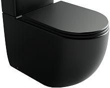 Чаша для унитаза-компакта Ceramicanova METROPOL CN4001T-BMB , смыв торнадо, черный матовый