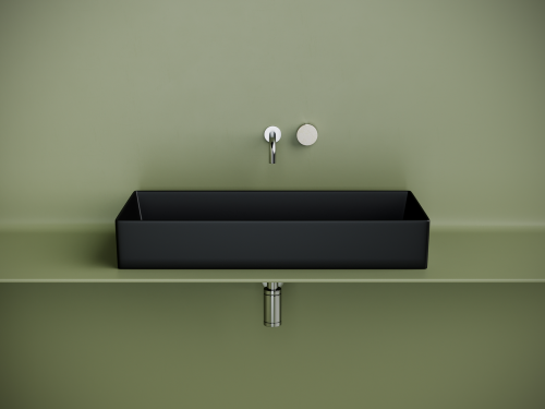 Накладная раковина Ceramicanova Element CN6072MB, черный матовый фото 2