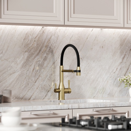 Смеситель для кухни Sancos Garda SC4009BG, брашированное золото фото 8