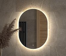 Зеркало DEFESTO OPTI DF 2903S с LED-подсветкой 50x70 см., сенсорный выключатель, 4500 K