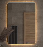 Зеркало DEFESTO OPTI DF 2820 с LED-подсветкой 80x120 см., без выключателя, 3000 K