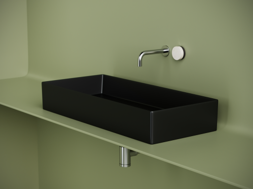 Накладная раковина Ceramicanova Element CN6072MB, черный матовый фото 5