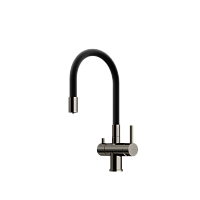 Смеситель для кухни Sancos Lucia SC4004GG, вороненая сталь