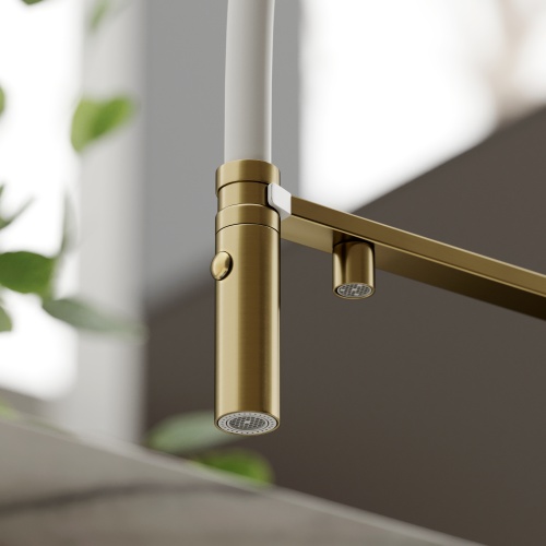 Смеситель для кухни Sancos Imola SC4010BG, брашированное золото фото 9