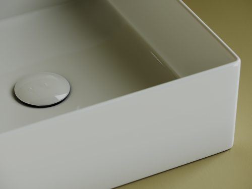 Накладная раковина Ceramicanova Element СN6068, белый глянец фото 5