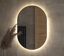 Зеркало DEFESTO OPTI DF 2905 с LED-подсветкой 60x90 см., без выключателя, 4500 K