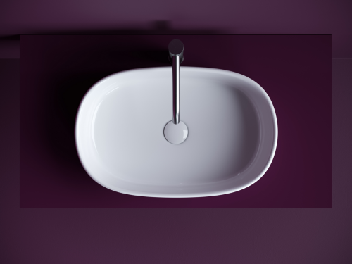 Накладная раковина Ceramicanova Element CN6075, белый глянец фото 3