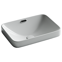 Раковина встраиваемая сверху Ceramicanova Element CN6078, белый глянец