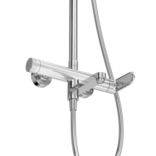 Душевая стойка CEZARES STYLUS-CVD-01 с изливом, хром фото 4