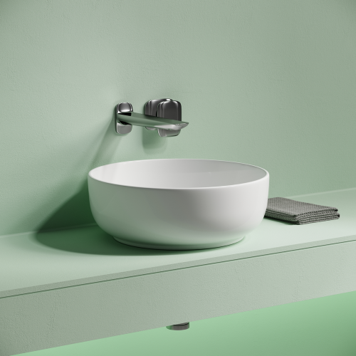 Накладная раковина Ceramicanova Taycant CN12003, белый глянец фото 3