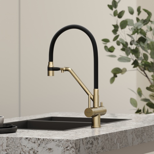 Смеситель для кухни Sancos Dora SC4003BG, брашированное золото фото 13