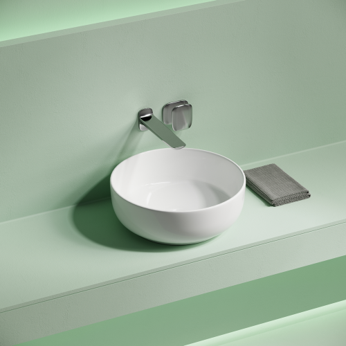 Накладная раковина Ceramicanova Taycant CN12003, белый глянец фото 2