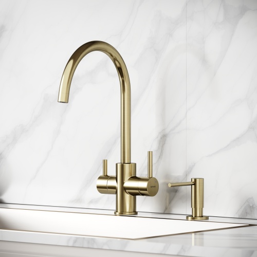 Смеситель для кухни Sancos Taper SC4012BG, брашированное золото фото 6