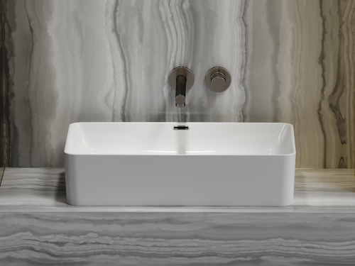 Накладная раковина Ceramicanova Element CN6065, белый глянец фото 6